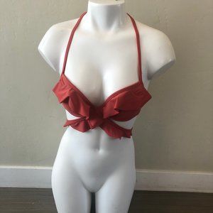 Aeire NEW Perkier Pushup Bikini Top RustColor 32A